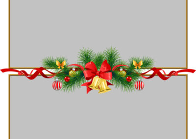 christmas-photo-booth-strip-festive-ribbons-ornaments-customizable-logo