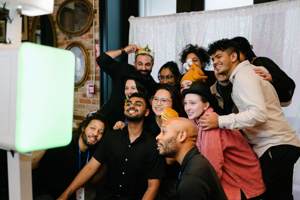 toronto wedding open house group shot