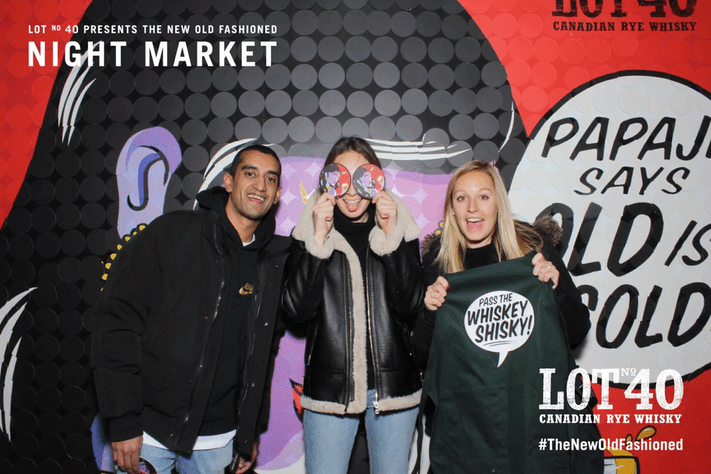 Animated photo booth boomerang GIF