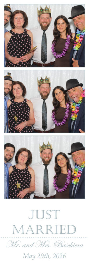 Wedding photo booth print strip